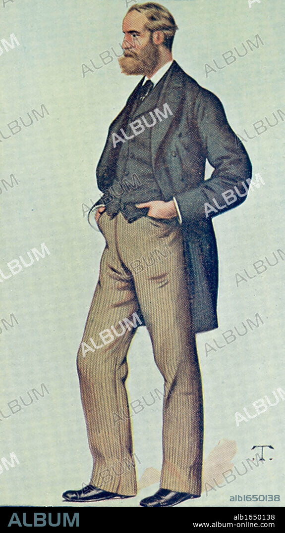 Anti-Rent: Charles Stewart Parnell (1846-1891) Irish politician. Supporter of Home Rule and President of the Irish Land League. After cartoon in Vanity Fair, London, 1880.