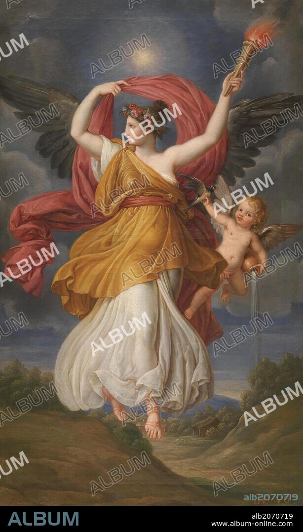 Juan Antonio Ribera y Fernández / 'The Aurora', 1819, Spanish School, Oil on canvas, 87 cm x 54 cm, P04471.