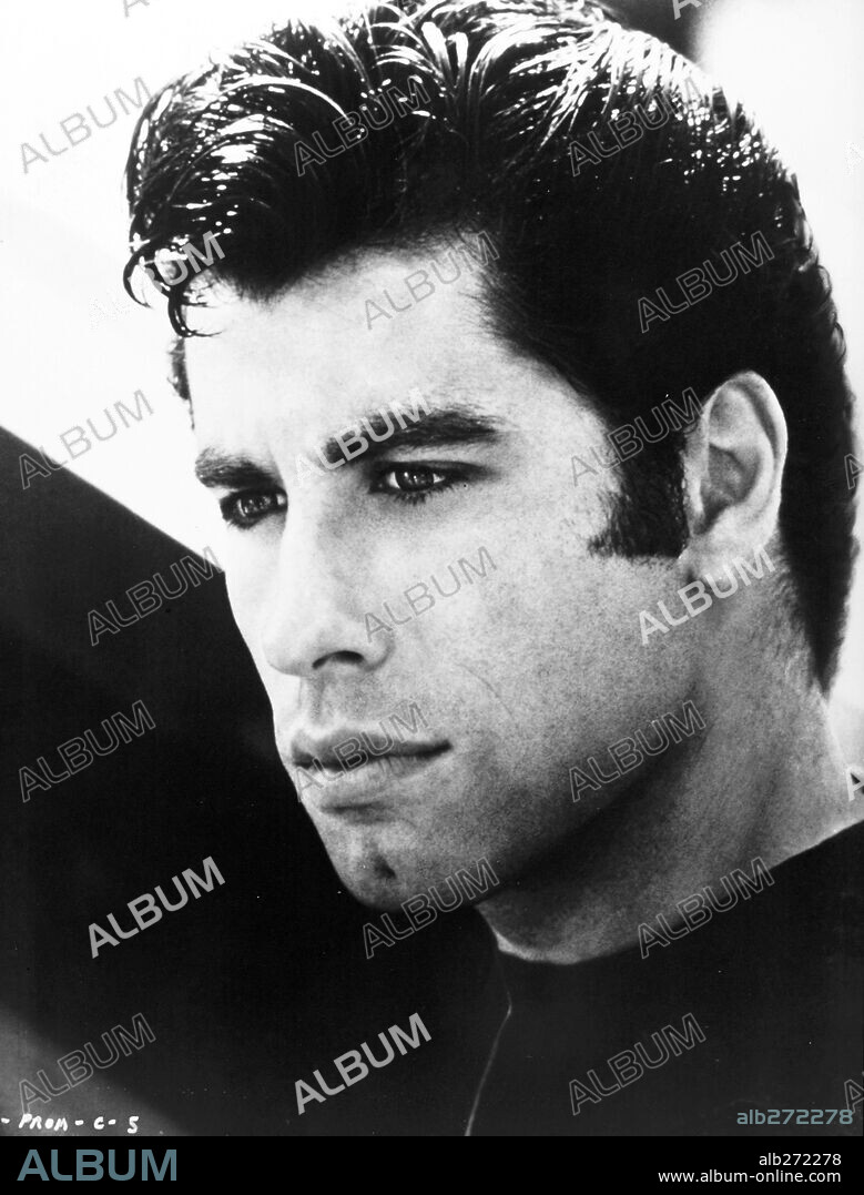 JOHN TRAVOLTA in GREASE, 1978, directed by RANDAL KLEISER. Copyright PARAMOUNT PICTURES.