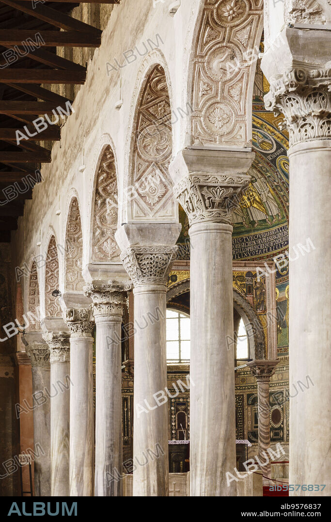 Basílica de Santa Eufrasia, siglo VI (declarada Patrimonio de la Humanidad por la Unesco), Porec, - Parenzo-, peninsula de Istria, Croacia, europa.