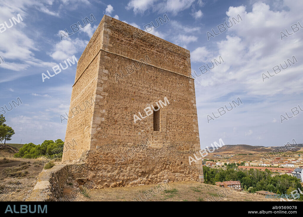 castillo de Arcos de Jalón, siglo XIV, Arcos de Jalón, Soria, comunidad autónoma de Castilla y León, Spain, Europe.