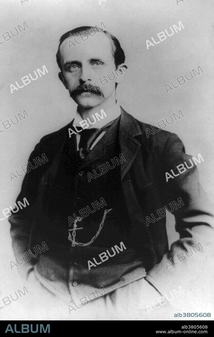 James Matthew Barrie (May 9, 1860 - June 19, 1937) was a Scottish author and dramatist, the child of a family of small-town weavers, and best remembered today as the creator of Peter Pan. He was educated in Scotland but moved to London, where he developed a career as a novelist and playwright. There he met the Llewelyn Davies boys who inspired him in writing about a baby boy who has magical adventures in Kensington Gardens (included in The Little White Bird), then to write Peter Pan, or The Boy Who Wouldn't Grow Up, a fairy play about an ageless boy and an ordinary girl named Wendy who have adventures in the fantasy setting of Neverland. Peter Pan quickly overshadowed his previous work, although he continued to write successfully, and it became his best-known work, credited with popularizing the name Wendy, which was very uncommon previously. Barrie unofficially adopted the Davies boys following the deaths of their parents. Before his death, he gave the rights to the Peter Pan works to London's Great Ormond Street Hospital, which continues to benefit from them. He died of died of pneumonia in 1937, at the age of 77. Bain News Service, circa 1908-15.