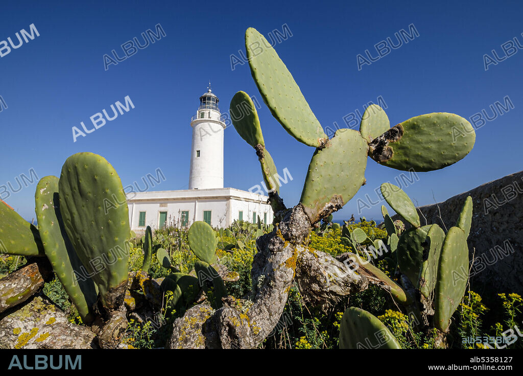 La Mola Lighthouse, Formentera, Pitiusas Islands, Balearic Community, Spain.