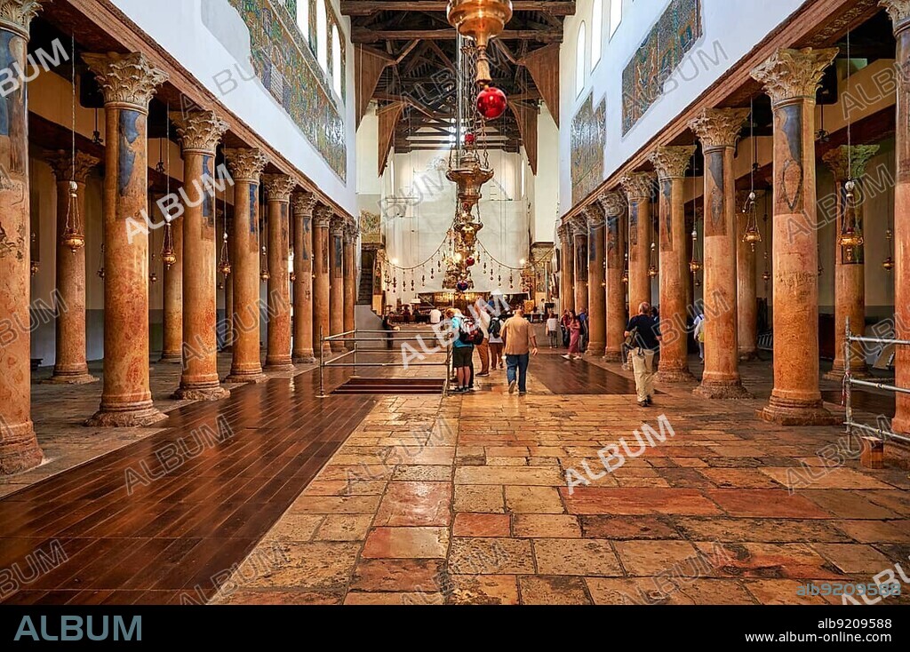 Jerusalem Bethlehem Israel. The church of the nativity birthplace of Jesus