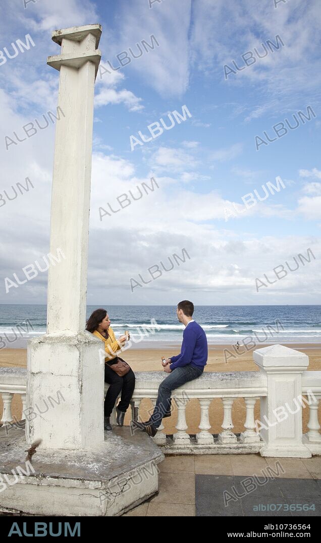 El Sardinero beach, Santander, Cantabria, Spain.