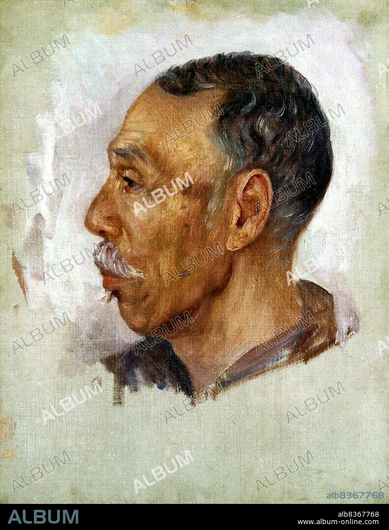 Japan: 'Portrait of Aritomo Yamagata', Prime Minister of Japan from 1909 to 1922. Oil on canvas painting by Okada Saburosuke (1869-1939), early 20th century.<br/><br/>. Prince Yamagata Aritomo (14 June 1838 1 February 1922), also known as Yamagata Kysuke, was a Japanese field marshal, twice-elected Prime Minister of Japan, and one of the leaders of the Meiji oligarchy. As the Imperial Japanese Armys inaugural Chief of Staff, he was the main architect of the military foundation of early modern Japan.<br/><br/>. Okada Saburosuke (12 January 1869 - 23 September, 1939) was a Japanese yga (Western-style) painter. He was influenced by great yga painters such as Kuroda Seiki and Kume Keiichiro, and became one of the founding members of Hakuba-kai (White Horse Society), an artists' association. He was awarded the Order of Culture in 1937, the highest honour in the Japanese cultural world.