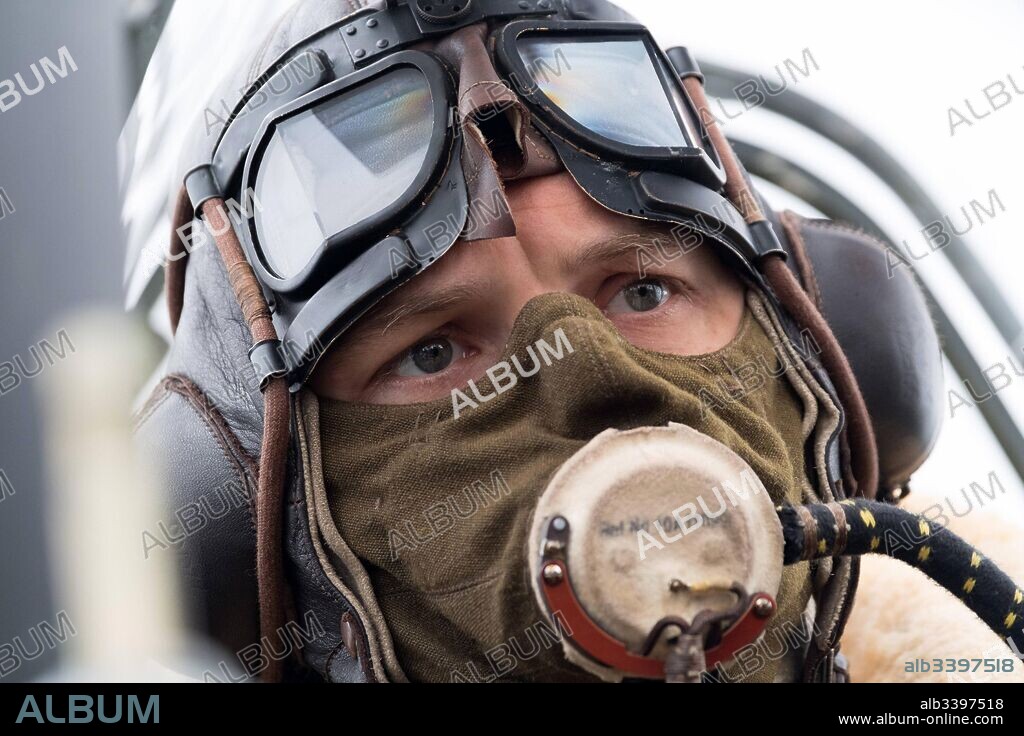 TOM HARDY en DUNKERQUE, 2017 (DUNKIRK), dirigida por CHRISTOPHER NOLAN. Copyright WARNER BROS.