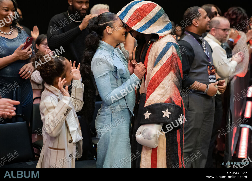 MICHAEL B. JORDAN und TESSA THOMPSON in CREED III, 2023, unter der Regie von MICHAEL B. JORDAN. Copyright Metro-Goldwyn-Mayer (MGM).
