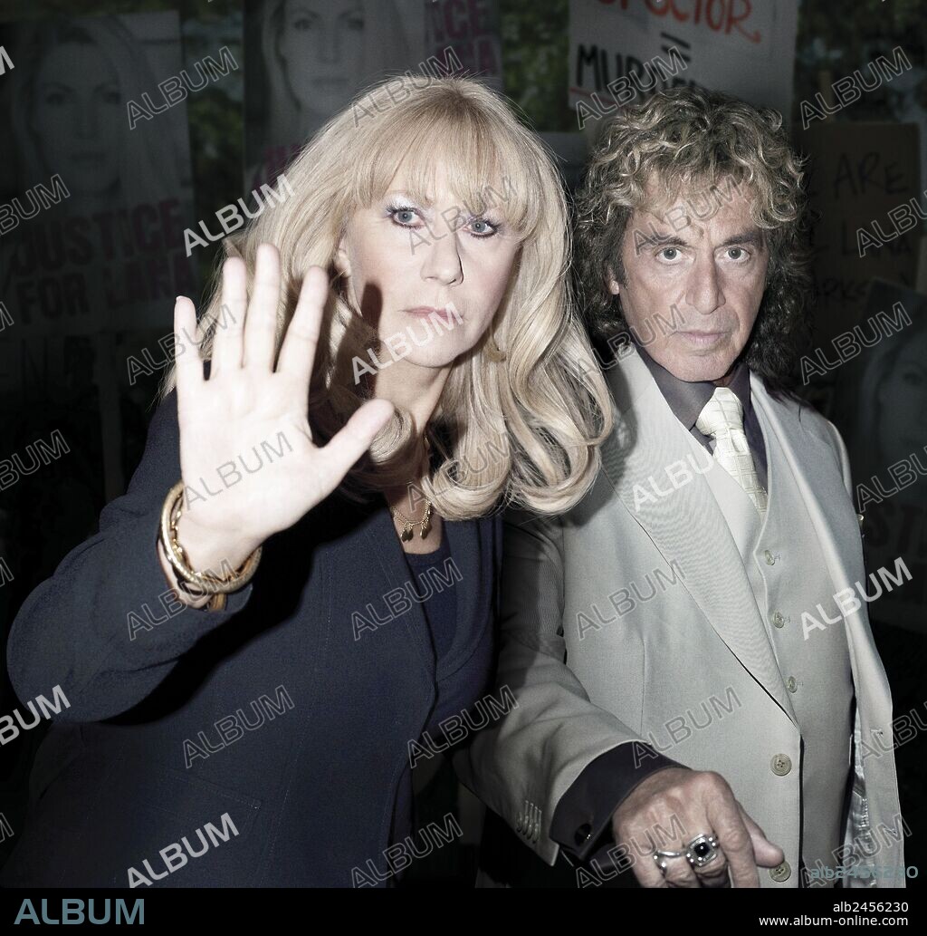 AL PACINO y HELEN MIRREN en PHIL SPECTOR, 2013, dirigida por DAVID MAMET. Copyright HBO FILMS.