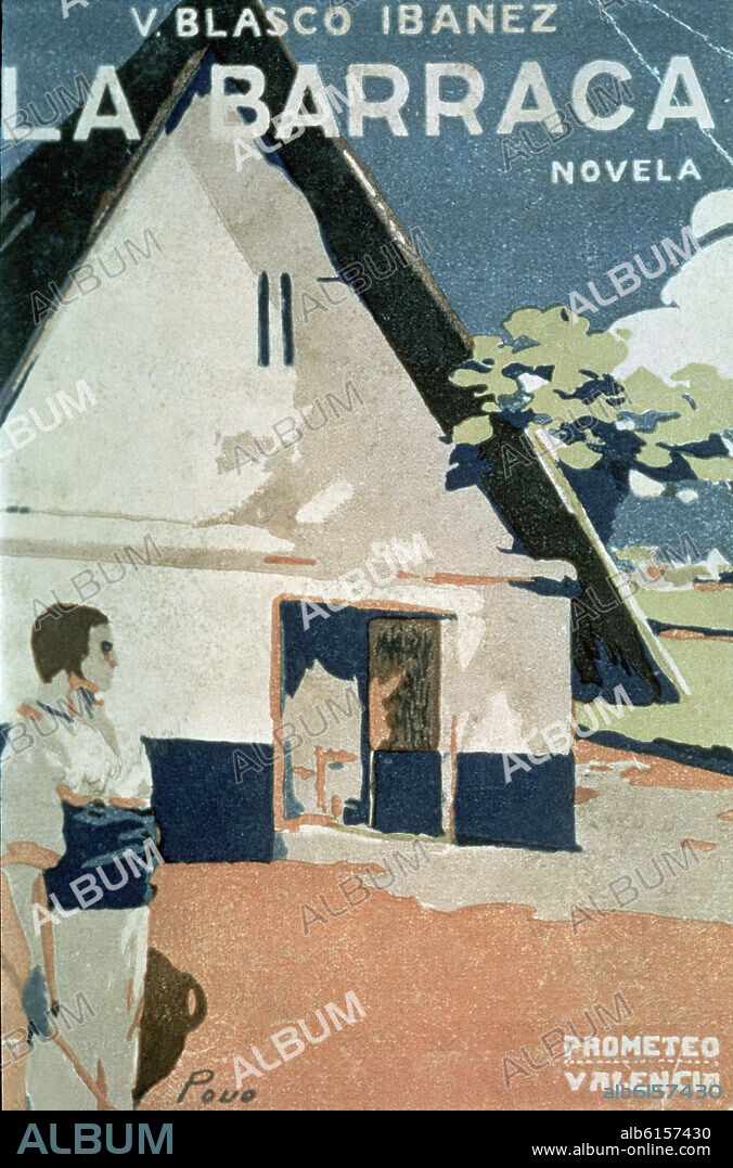 VICENTE BLASCO IBAÑEZ. LA BARRACA - PORTADA DE LA NOVELA.
