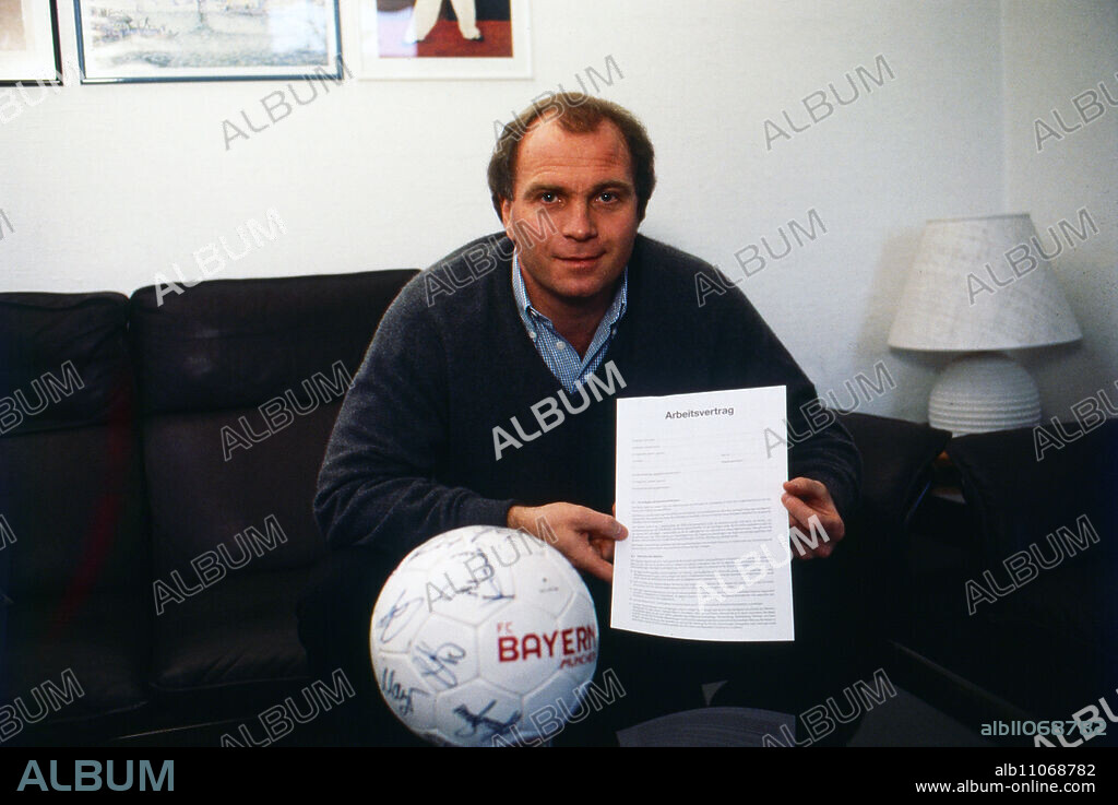 Ulrich Uli Hoeness, former football player, manager and official, in Munich, Germany 1979.