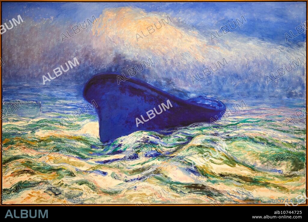 "The Blue Ship", 1985-1986, Mari Puri Herrero (1942), Museo de Bellas Artes, Bilbao, Bizkaia, Basque Country, Spain.