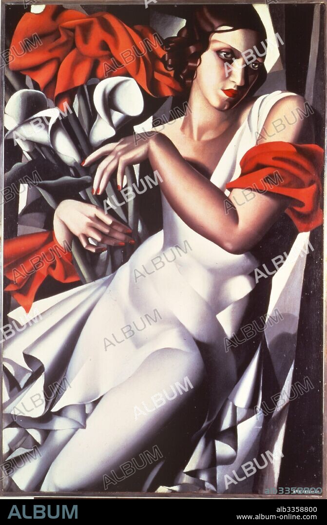 TAMARA DE LEMPICKA. Portrait of Madame Perrot.