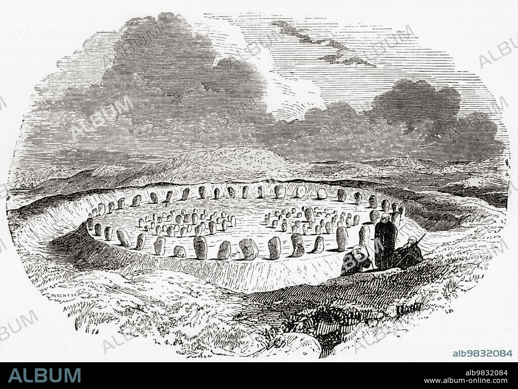 Basing House, Old Basing, Hampshire, England, seen here after the Siege of Basing House, a Parliamentarian victory late in the First English Civil War. From Picturesque England, Its Landmarks and Historic Haunts, published 1891.