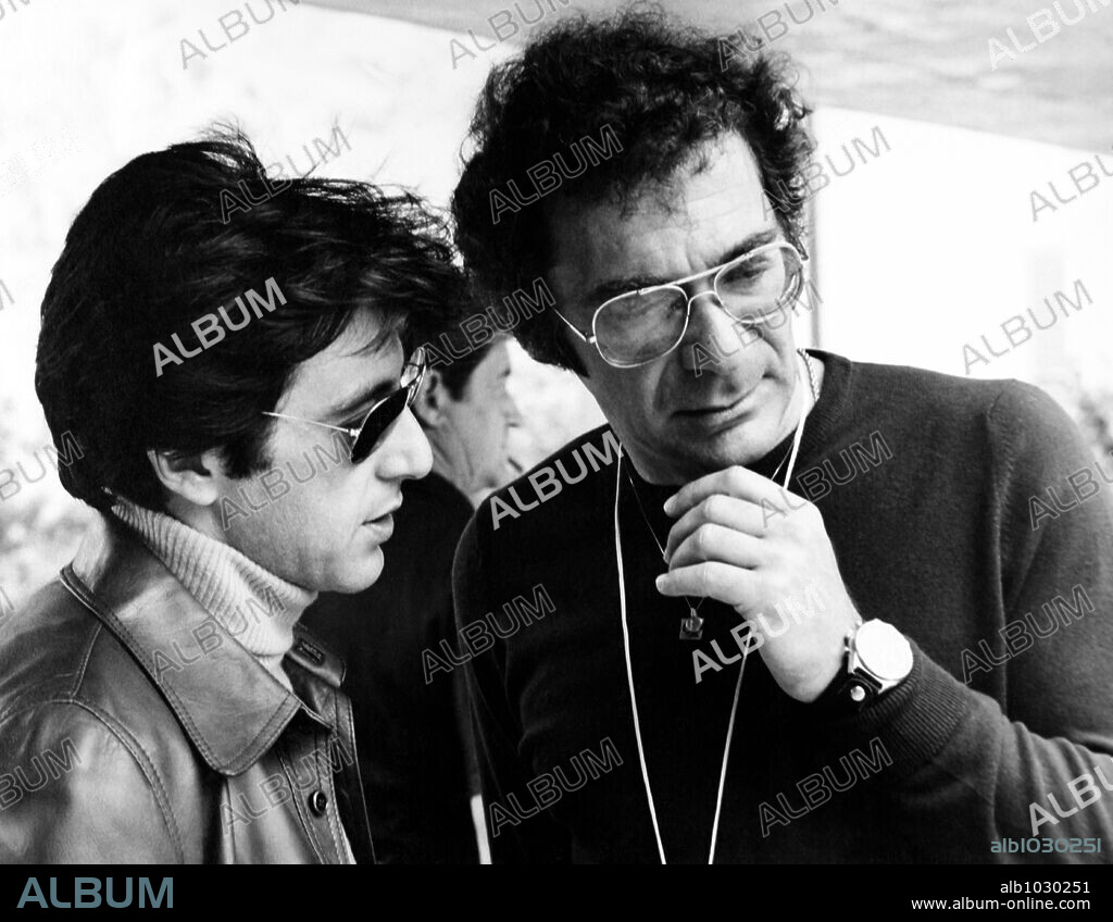 AL PACINO and SYDNEY POLLACK in BOBBY DEERFIELD, 1977, directed by SYDNEY POLLACK. Copyright COLUMBIA PICTURES.