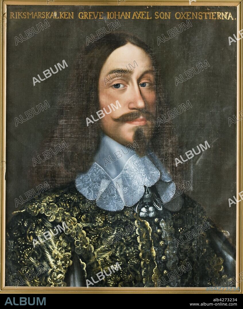 ANSELM VAN HULLE. Portrait of Count Johan Axelsson Oxenstierna (1611-1657).