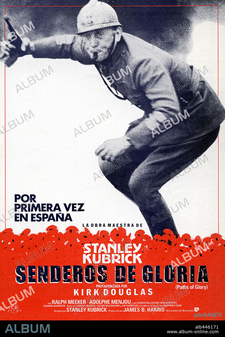 Poster of PATHS OF GLORY, 1957, directed by STANLEY KUBRICK. Copyright UNITED ARTISTS.