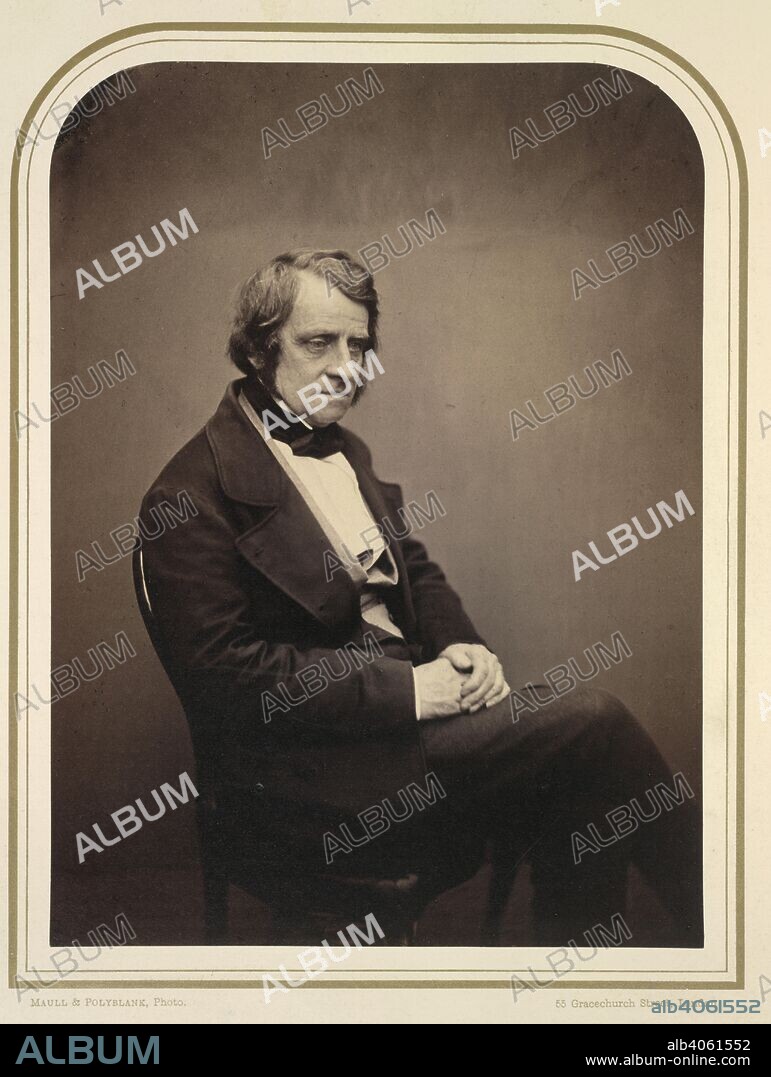E WALFORD and MAULL AND POLYBLANK. John Arthur Roebuck (1802-1879). Politician. Member of Parliament. Led the campaign to free the Tolpuddle Martyrs and called for the repeal of the Corn Laws. Supported the Chartist movement. Photographic Portraits of Living Celebrities executed by Maull and Polyblank; with biographical notices by E. W. [and others]. London, 1856-1859. Source: 10804.f.6. Language: English.