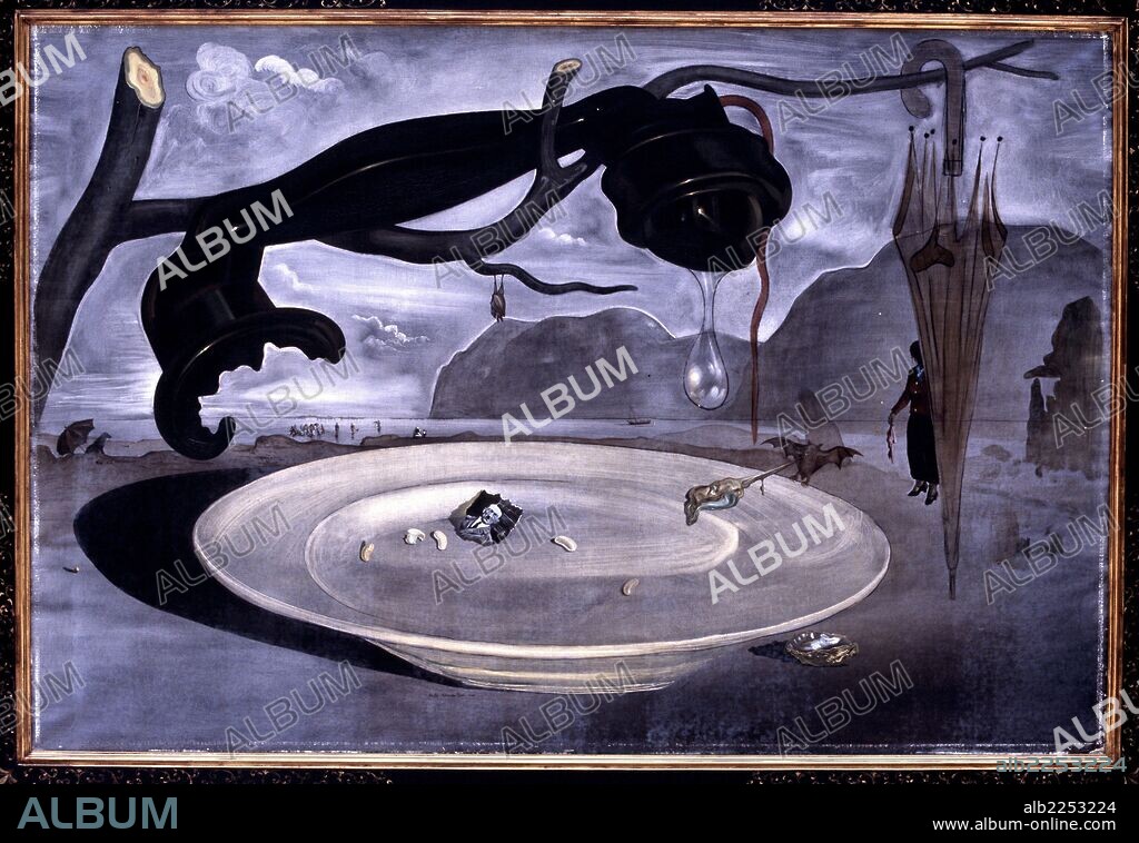 SALVADOR DALÍ. DALI, SALVADOR. PINTOR ESPA¿OL.FIGUERAS 1904-1989. "EL ENIGMA DE HITLER". COLECCION PARTICULAR.