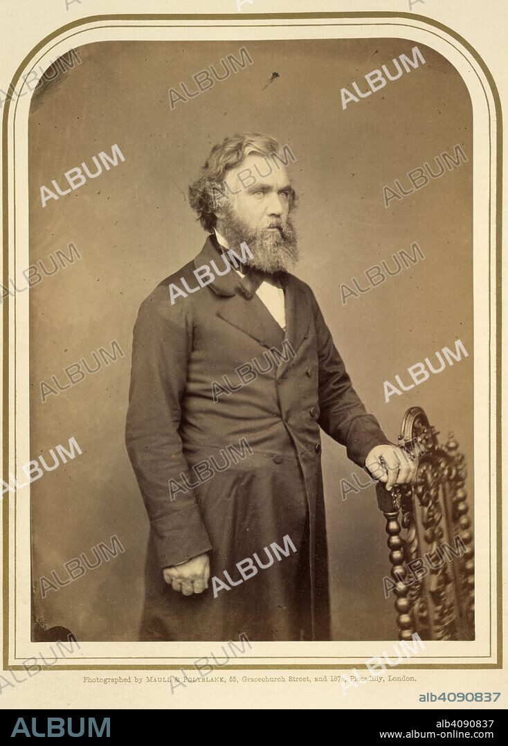 E WALFORD and MAULL AND POLYBLANK. A. H. Layard, Esq., D.C.L. Photographic Portraits of Living Celebrities execu. London, 1856-1859. Sir Austen Henry Layard (1817-1894). Portrait. English archaeologist and politician.  Image taken from Photographic Portraits of Living Celebrities executed by Maull and Polyblank; with biographical notices by E. W. [and others]. Vol. 1.  Originally published/produced in London, 1856-1859. . Source: 10804.f.6, plate XXX. Language: English.