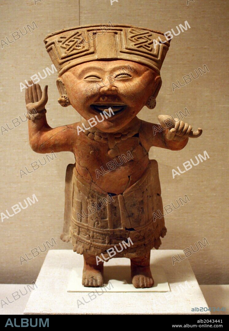 "Smiling" figure. Mexico; Remojadas 7th-8th century. Ceramic.