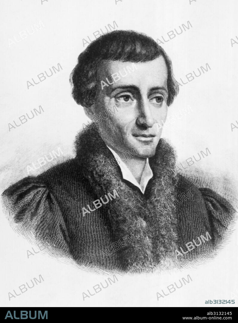 Poland:  c. 1510 A portrait of astronomer and mathematician Nicolaus Copernicus.