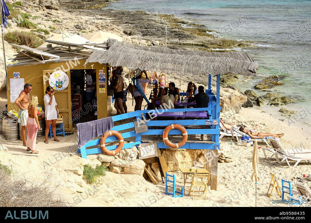 chiringuito Bartolo, Calo Des Mort, Formentera, balearic islands, Spain.