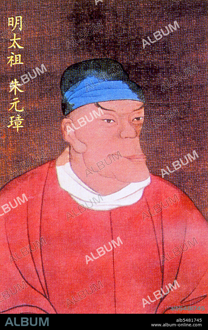 Emperor Hongwu, 1st ruler of the Ming Dynasty (r. 1368-1398). Personal Name: Zhu Yuanzhang, Zhu Yuánzhang Posthumous Name: Gaodi, Gaodì Temple Name: Taizu, Tàizu Reign Name: Ming Hongwu, Ming Hóngwu. The Hongwu Emperor was the founder and first emperor (1368–98) of the Ming Dynasty of China. His era name, Hongwu, means 'vastly martial'. In the middle of the 14th century, with famine, plagues and peasant revolts sweeping across China, Zhu became a leader of an army that conquered China, ending the Yuan Dynasty and forcing the Mongols to retreat to the Mongolian steppes. With his seizure of the Yuan capital (present-day Beijing), he claimed the Mandate of Heaven and established the Ming Dynasty in 1368.