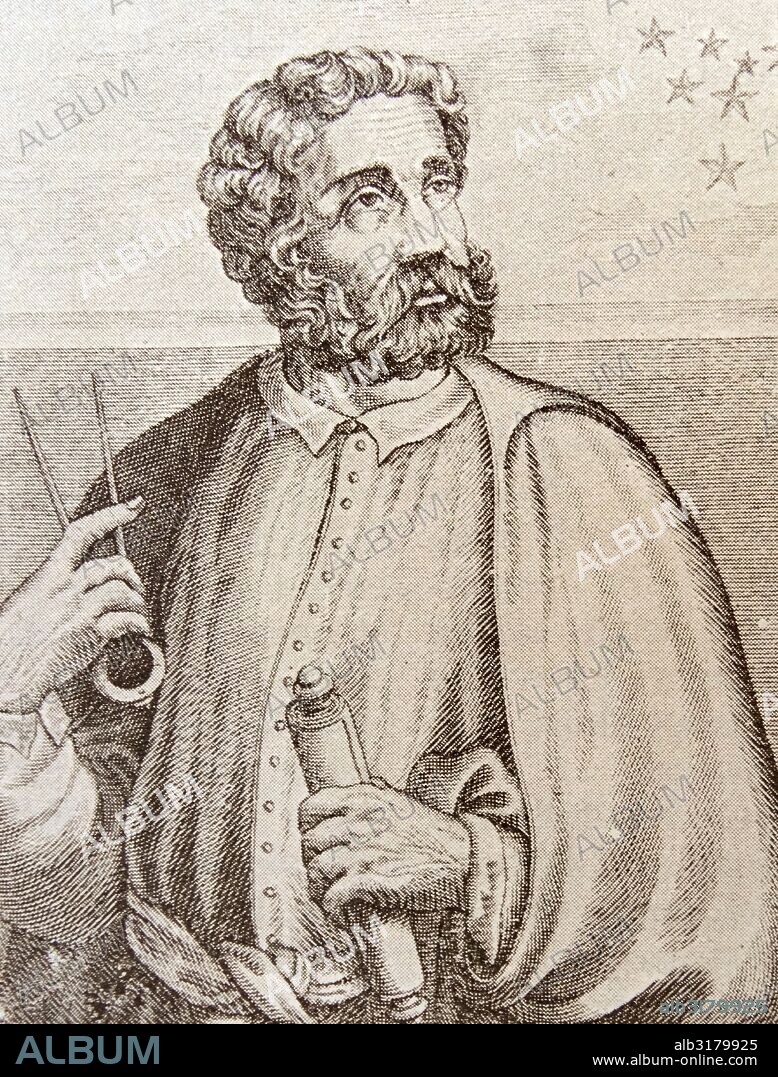 Portrait of Ferdinand Magellan (1480-1521) a Portuguese explorer who organised the Spanish expedition to the East Indies from 1519 to 1522, resulting in the first circumnavigation of the Earth. Dated 16th Century.