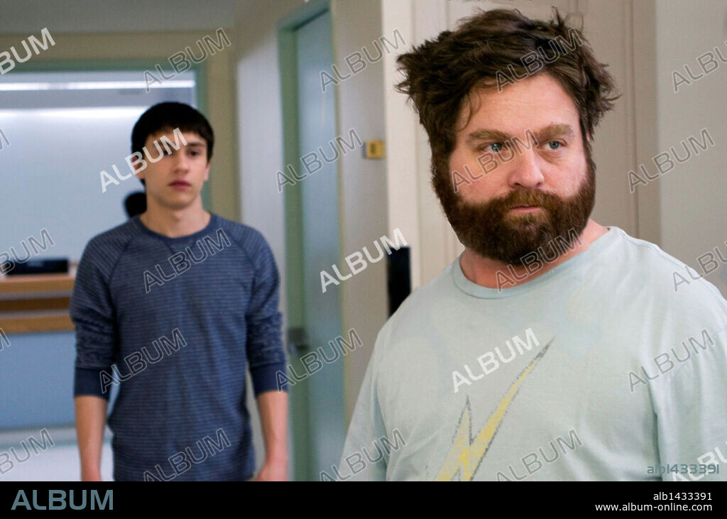 KEIR GILCHRIST and ZACH GALIFIANAKIS in IT'S KIND OF A FUNNY STORY, 2010, directed by ANNA BODEN and RYAN FLECK. Copyright FOCUS FEATURES.