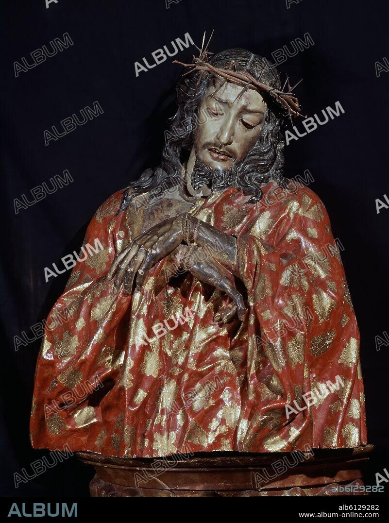 JOSE DE MORA (1655-1724). ECCE HOMO - SIGLO XVII - BARROCO ESPAÑOL.