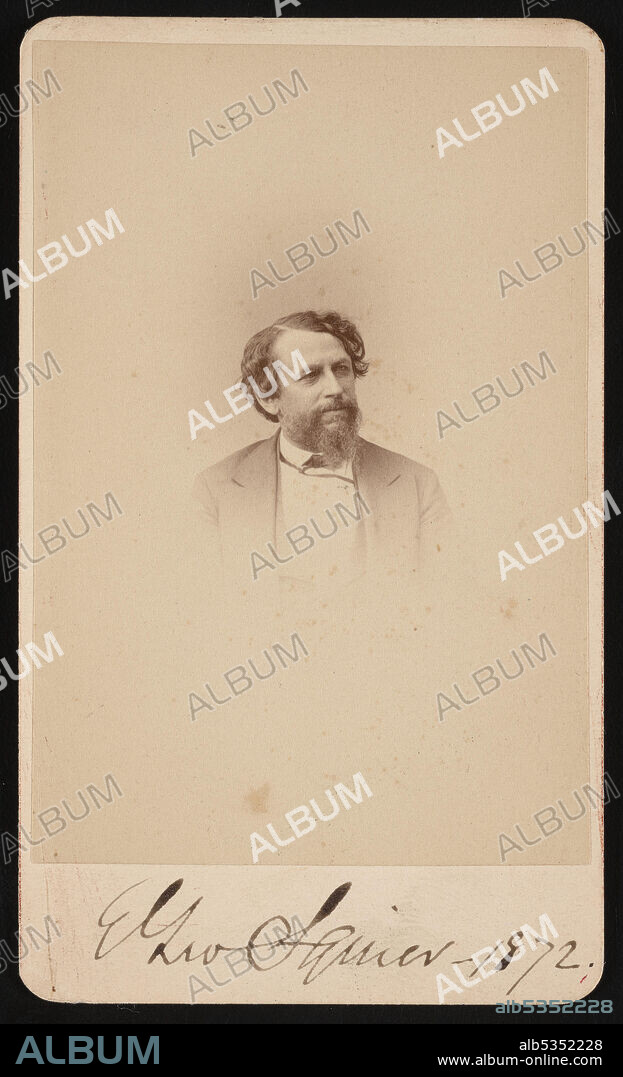 NAPOLEON SARONY. Portrait of Ephraim George Squier (1821-1888), 1872.