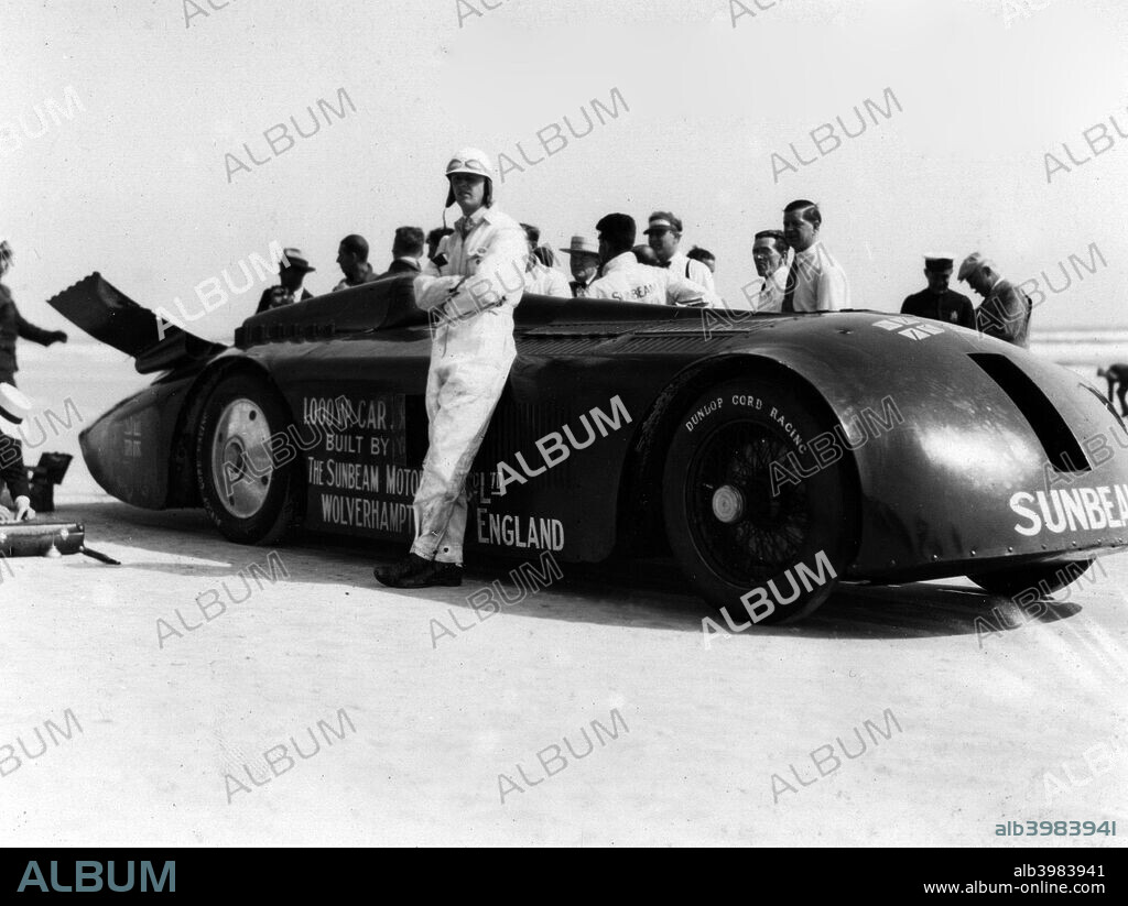 Sunbeam 1000hp World Land speed record attempt at Daytona 1927.