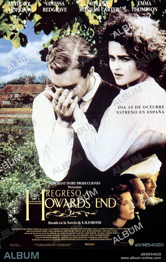Poster of HOWARDS END, 1992, directed by JAMES IVORY. Copyright MERCHANT IVORY.