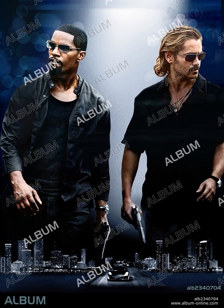 COLIN FARRELL y JAMIE FOXX en CORRUPCIÓN EN MIAMI, 2006 (MIAMI VICE), dirigida por MICHAEL MANN. Copyright UNIVERSAL PICTURES.