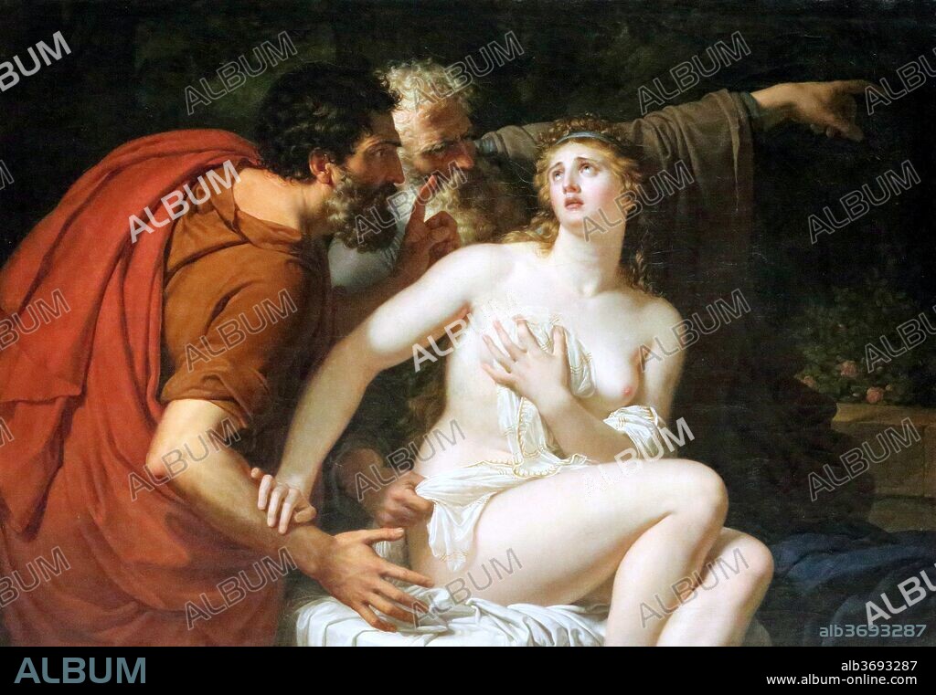 FABRE, FRANCOIS-XAVIER PASCAL, BARON. Susanna and the Elders.