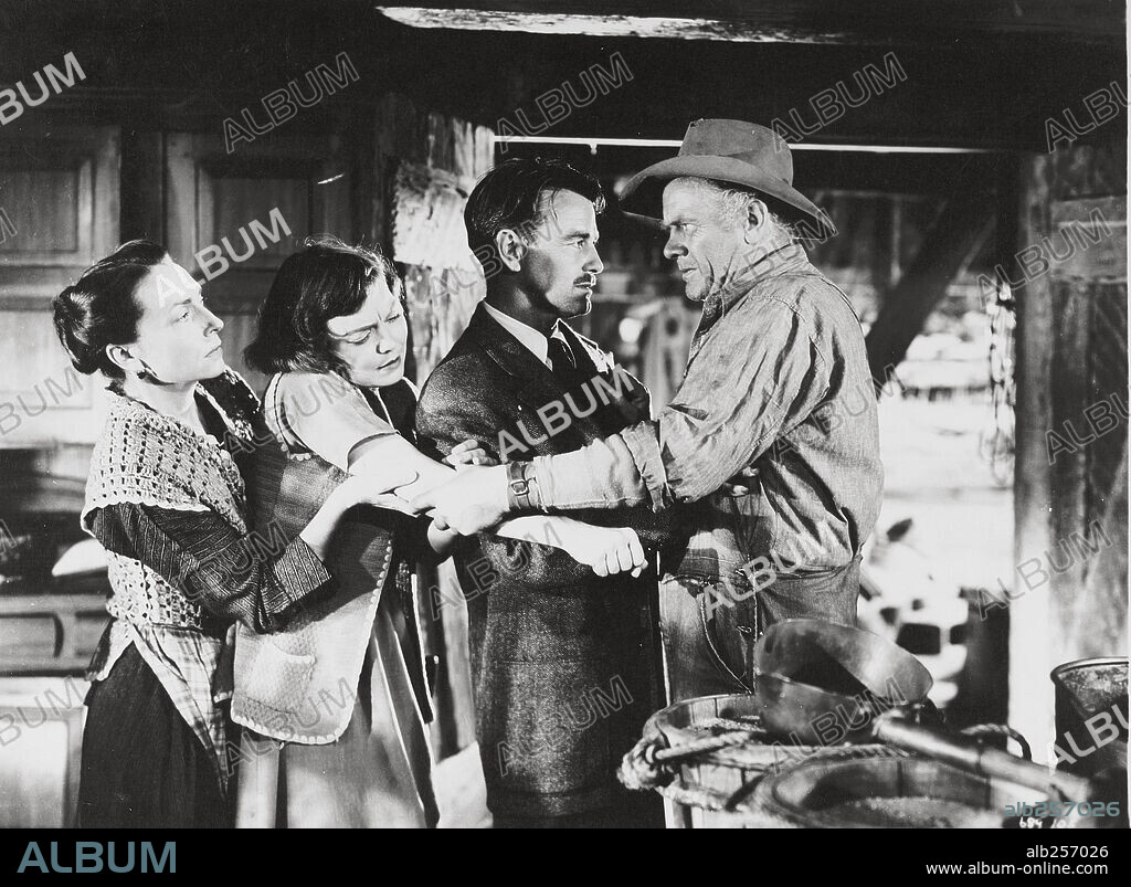 AGNES MOOREHEAD, CHARLES BICKFORD, JANE WYMAN and LEW AYRES in JOHNNY BELINDA, 1948, directed by JEAN NEGULESCO. Copyright WARNER BROTHERS.
