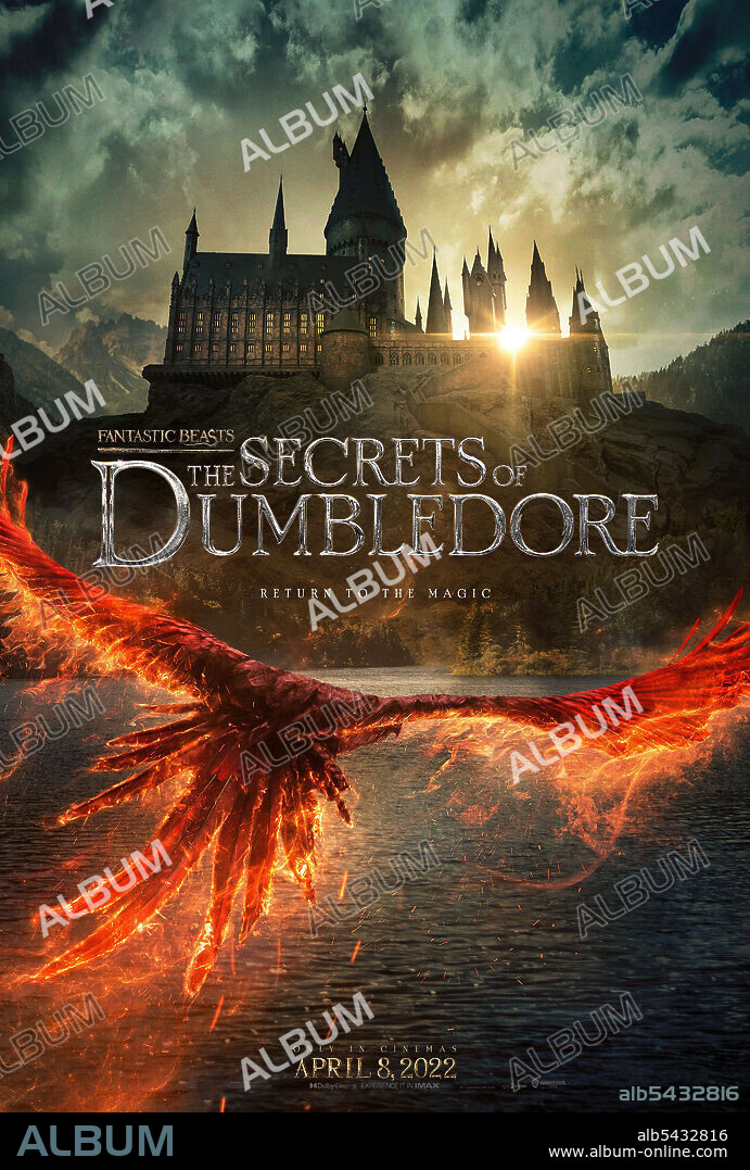 Poster de ANIMALES FANTASTICOS: LOS SECRETOS DE DUMBLEDORE, 2022 (FANTASTIC BEASTS: THE SECRETS OF DUMBLEDORE), dirigida por DAVID YATES. Copyright WARNER BROS.