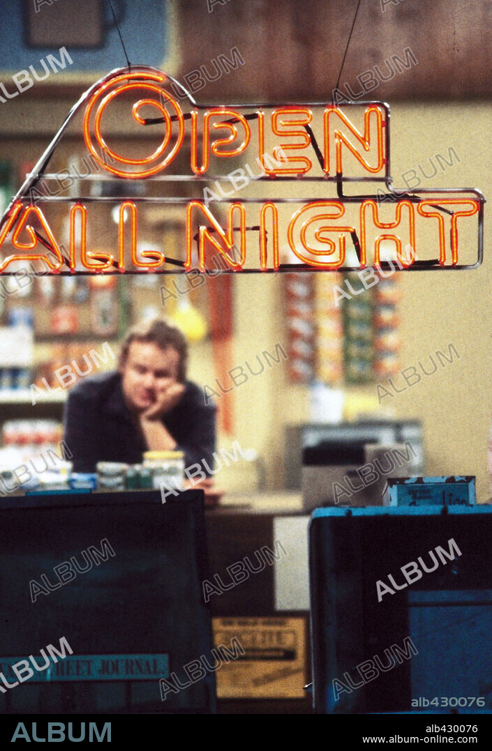 GEORGE DZUNDZA in OPEN ALL NIGHT-TV, 1981. Copyright ABC TV.