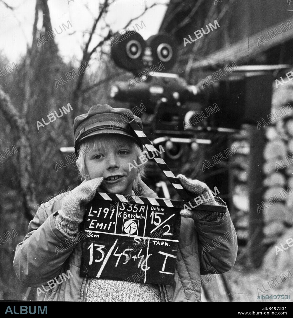 19710215 - Jan Ohlsson som "Emil i Lönneberga" Foto:Jan Holmlund Kod: 18 COPYRIGHT SCANPIX SWEDEN.