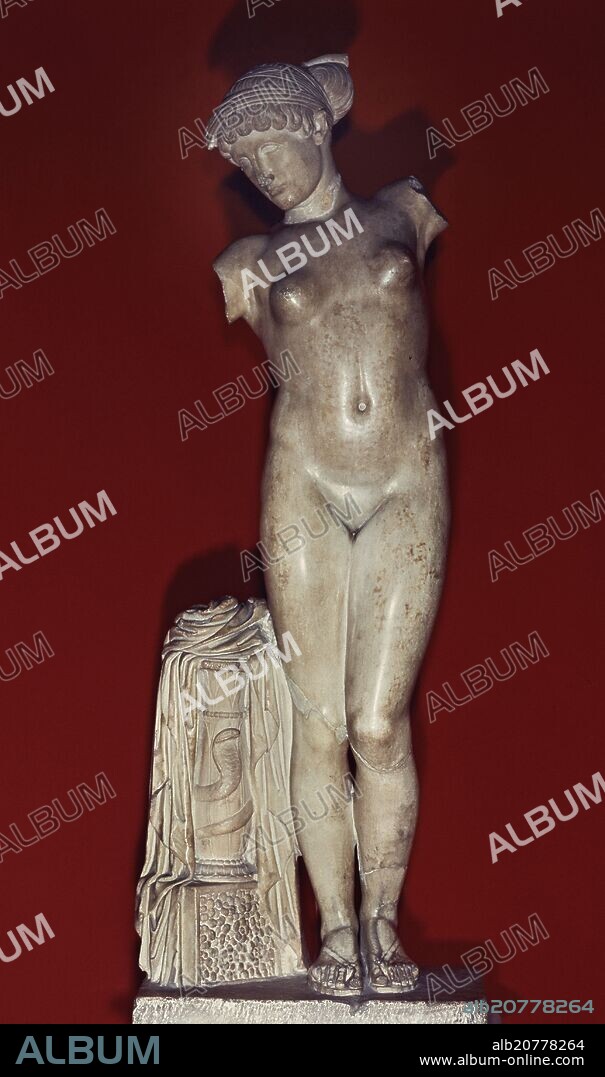 PRAXITELES (390-333) AC. ESTATUA DE VENUS ESQUILINA, PRIMERA EDAD IMPERIAL.