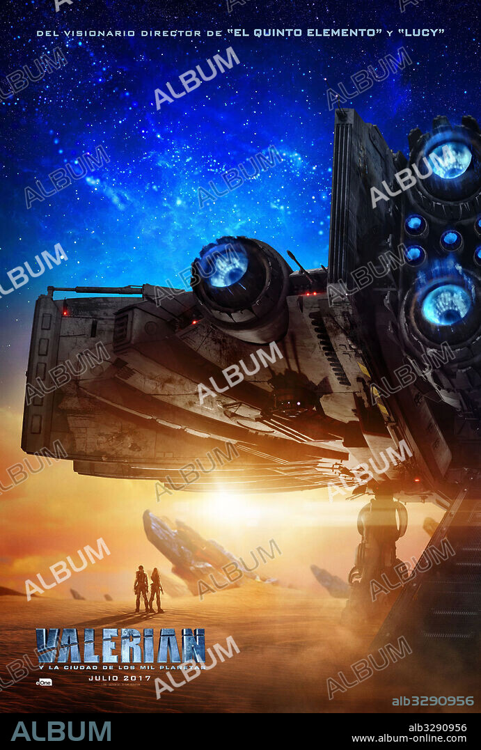 Poster of VALERIAN AND THE CITY OF A THOUSAND PLANETS, 2017, directed by LUC BESSON. Copyright EUROPACORP/FUNDAMENTAL FILMS/GRIVE PROD/GULF FILMS.