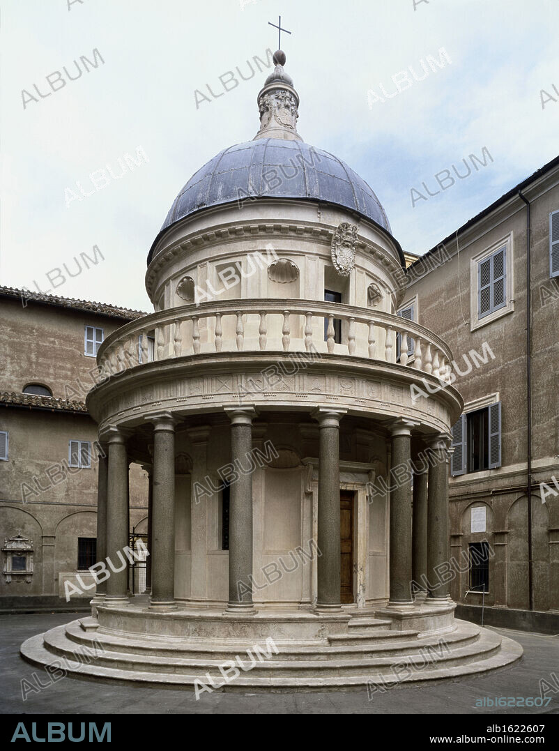 Tempietto  Donato Bramante (1444-1514 Italian)  San Pietro in Montorio  Rome, Italy.