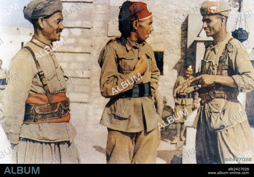 WWII-1940 1941-North African Campaign- Colonial Carabinieri. The Royal Corps of Colonial Troops (Italian: Regio Corpo Truppe Coloniali) was a corps of the Italian armed forces, in which all the Italian colonial troops were grouped until the end of World War II.