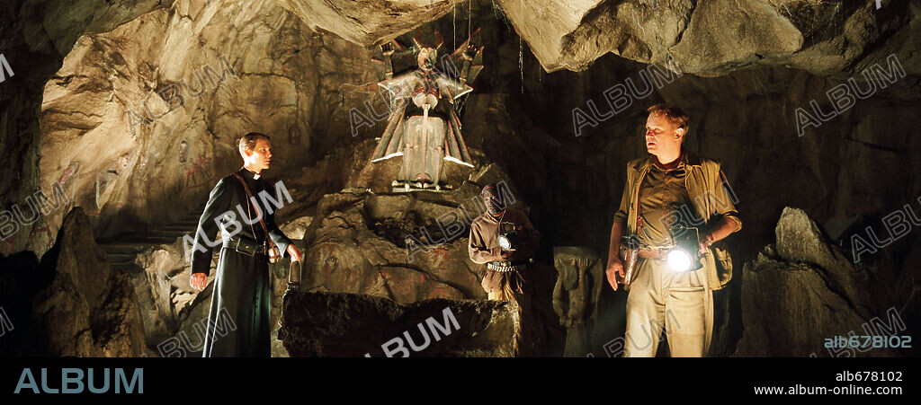 ANDREW FRENCH, GABRIEL MANN and STELLAN SKARSGARD in DOMINION: PREQUEL TO THE EXORCIST, 2005, directed by PAUL SCHRADER. Copyright WARNER BROS. PICTURES / STRIZZI, SERGIO.