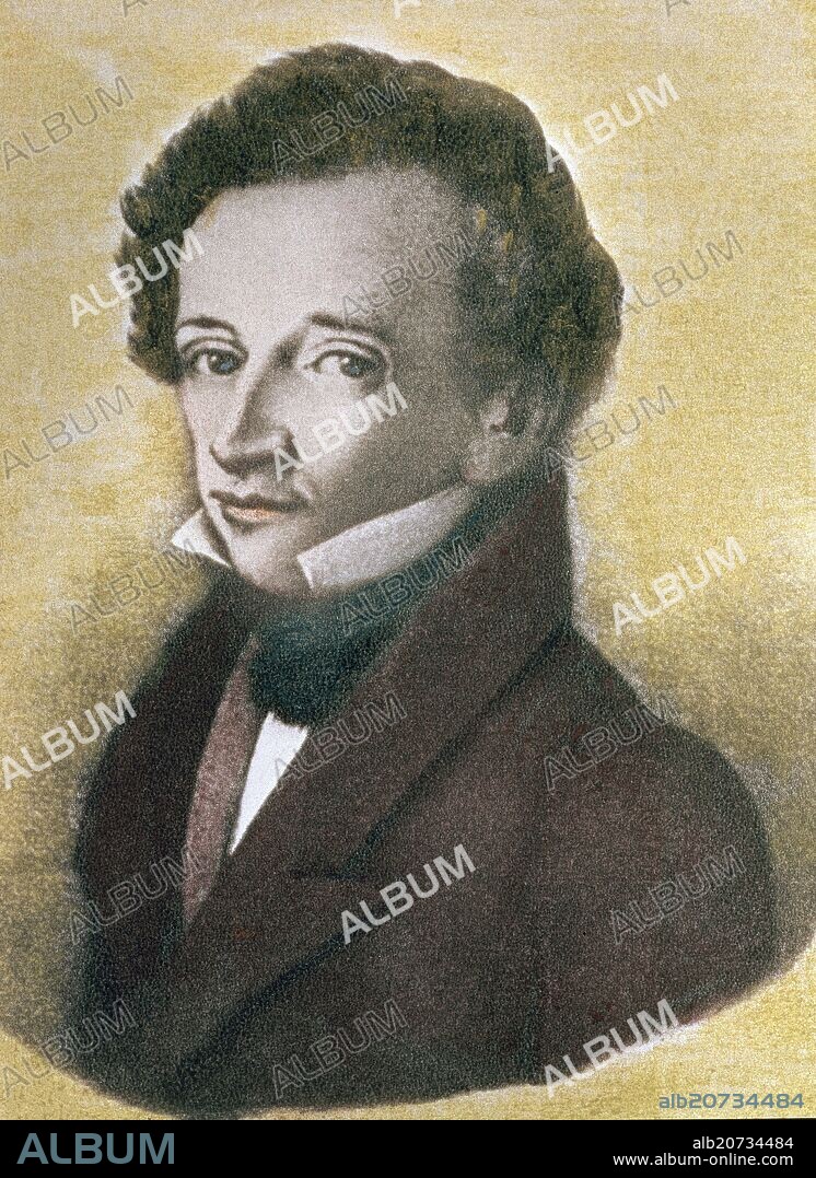 GIACOMO LEOPARDI (1798-1837) - POETA, FILOSOFO, FILOLOGO, ERUDITO ITALIANO DEL ROMANTICISMO.