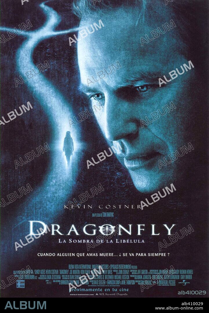 Poster de DRAGONFLY: LA SOMBRA DE LA LIBÉLULA, 2002 (DRAGONFLY), dirigida por TOM SHADYAC. Copyright UNIVERSAL PICTURES.