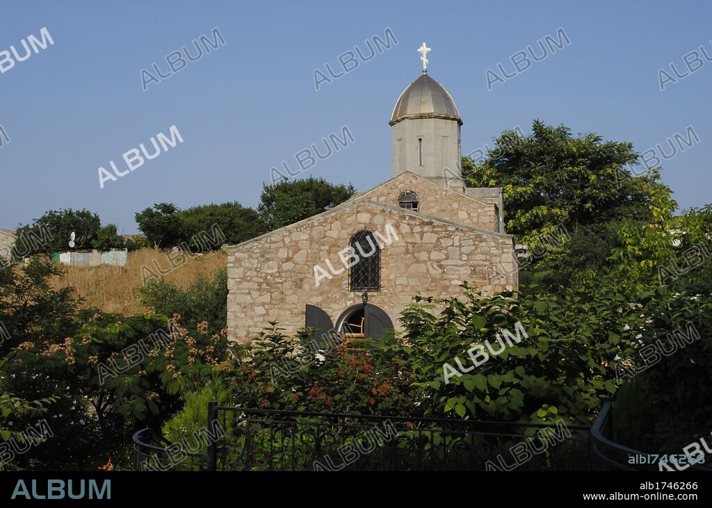 Ukraine. Autonomous Republic of Crimea. Feodosiya. St. John the Baptist armenian church. 14th century. Exterior.