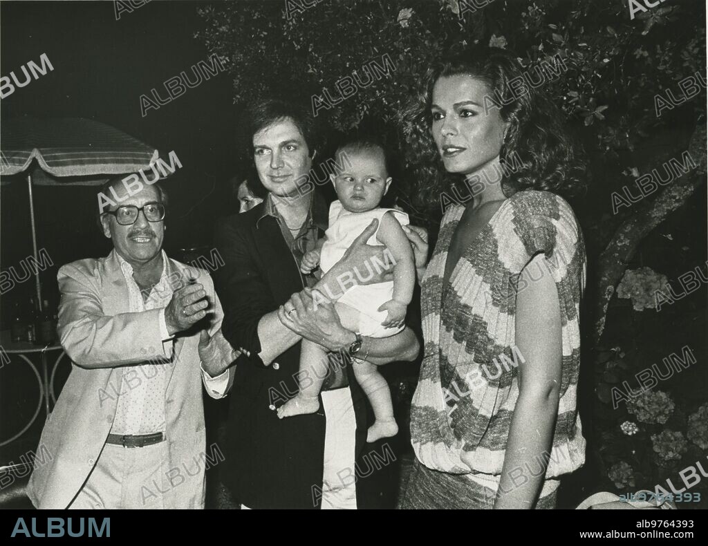 Julio 1984. José Luis López Vázquez, Camilo Sesto y Bibi Andersen.