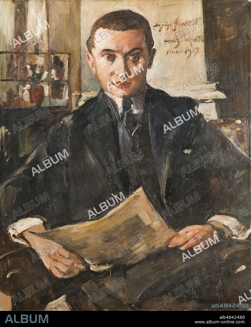 LOVIS CORINTH. Portrait of Wolfgang Gurlitt.